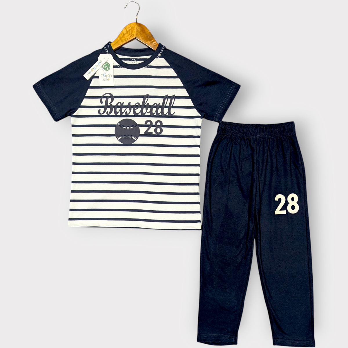 Baseball Stripe Kids Set
