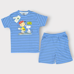 Peanuts Baseball Kids T-Shirt & Shorts Set
