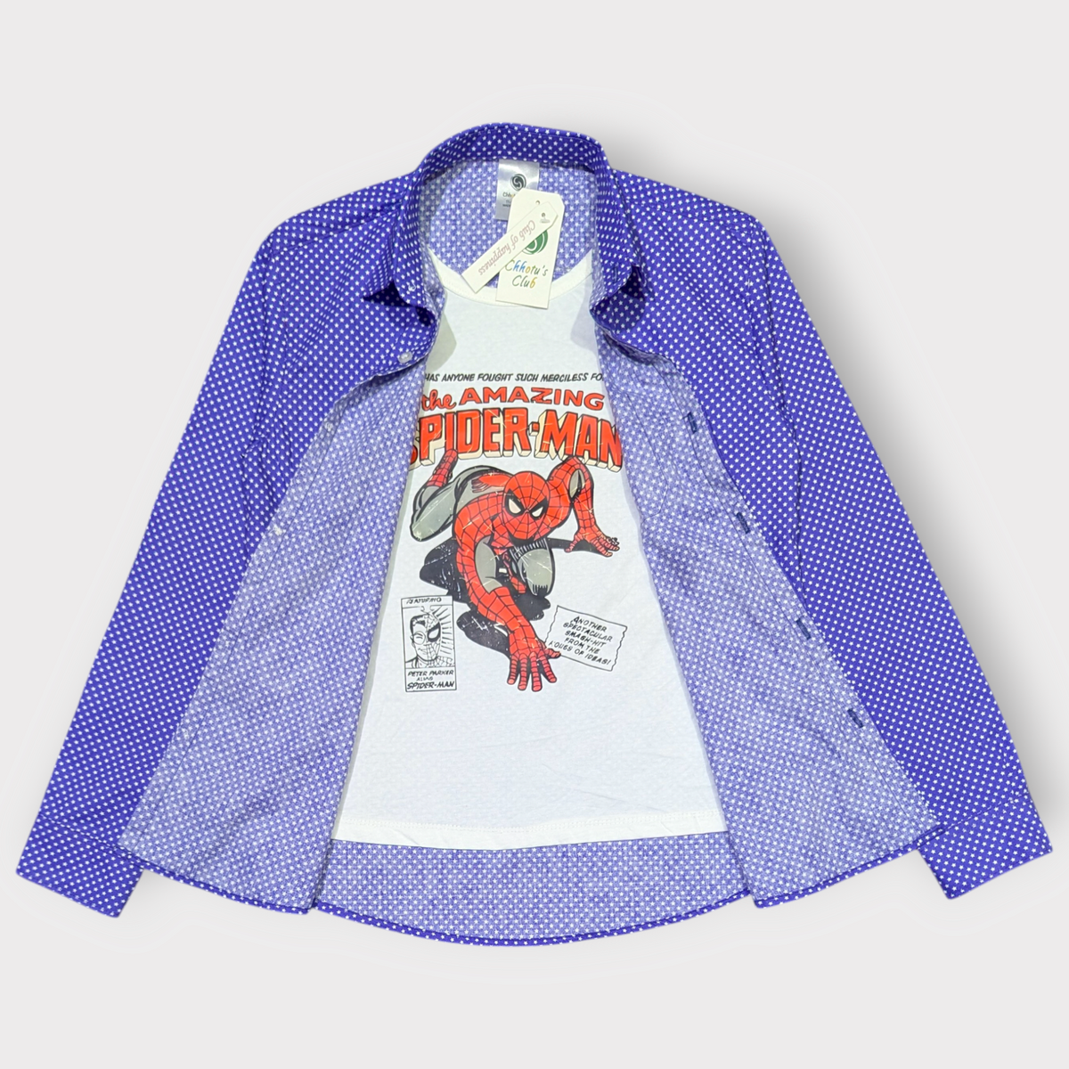 Spider-Man Layered Shirt Set