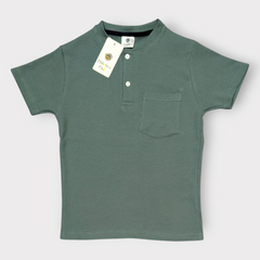Boys Waffle Knit Henley T-Shirt