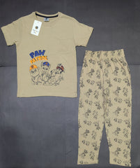Kids Paw Patrol Cotton Night Suit Set