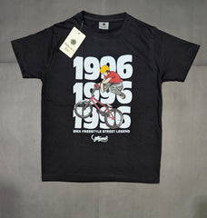 Boys Red BMX Freestyle Graphic T-Shirt