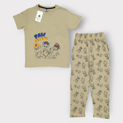 Kids Paw Patrol Cotton Night Suit Set