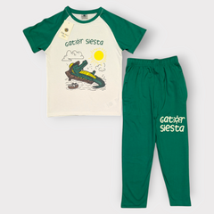 Kids Gator Siesta Cotton Suit Set