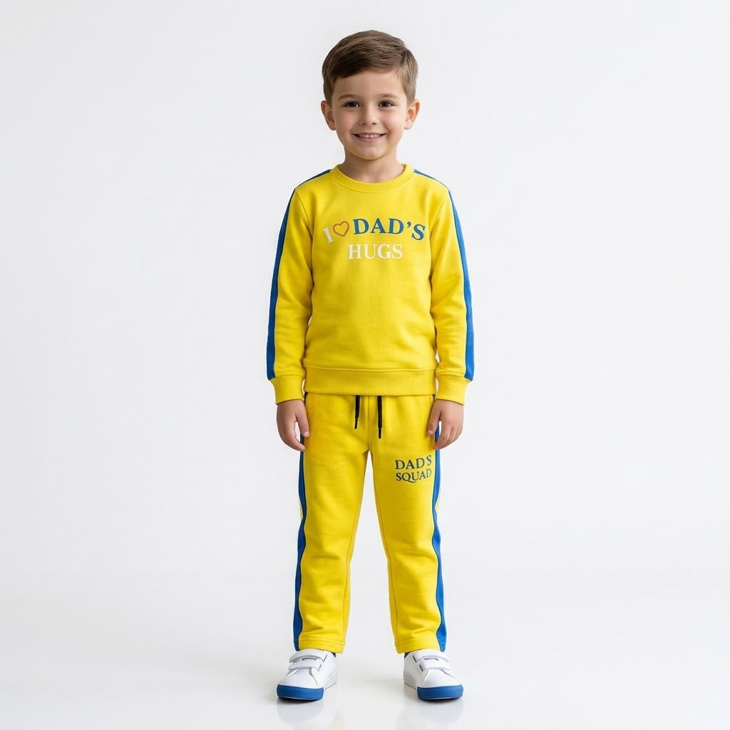 Dad's Hugs Sweatshirt and Trackpants Set
