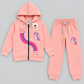 Girls Unicorn Zip-Up Tracksuit Set