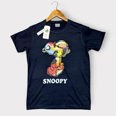 Snoopy Graphic Navy T-Shirt – Kids Soft Cotton Tee