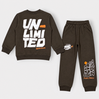 Boys Unlimited Adventure Graphic Tracksuit Set