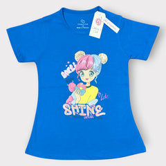 "Shine Like the Universe" Graphic T-Shirt – Royal Blue