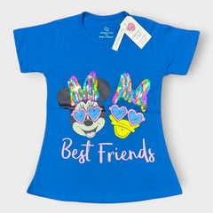 Best Friends Girls Sequin Graphic T-Shirt