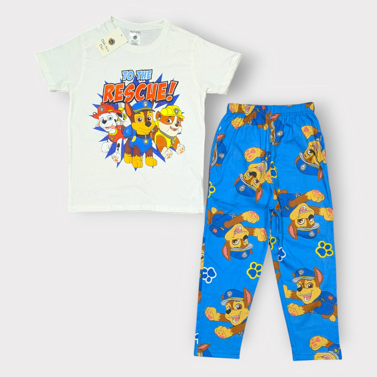 Kids Paw Patrol "To The Rescue!" T-Shirt & Pajama Set