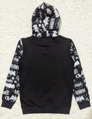 Batman Fleece Hoodie & Jogger Set – Superhero Winter Wear for Kids