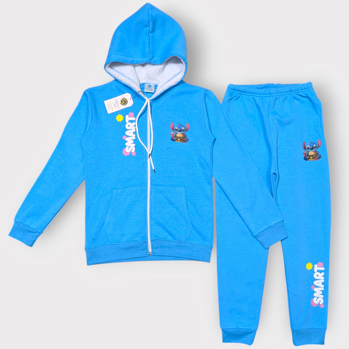 Smart Fleece Hoodie & Jogger Set Cozy Winter Wear for Kids