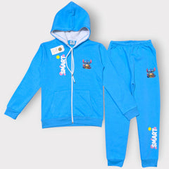Smart Fleece Hoodie & Jogger Set Cozy Winter Wear for Kids