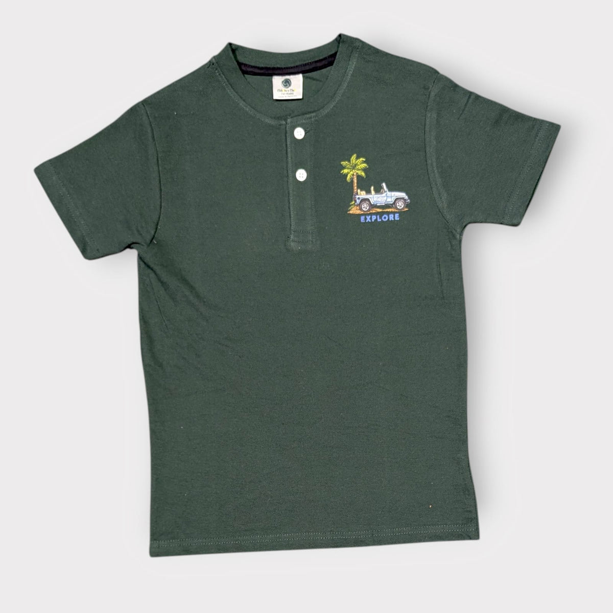 Boys Explore Henley T-Shirt – Adventure Edition