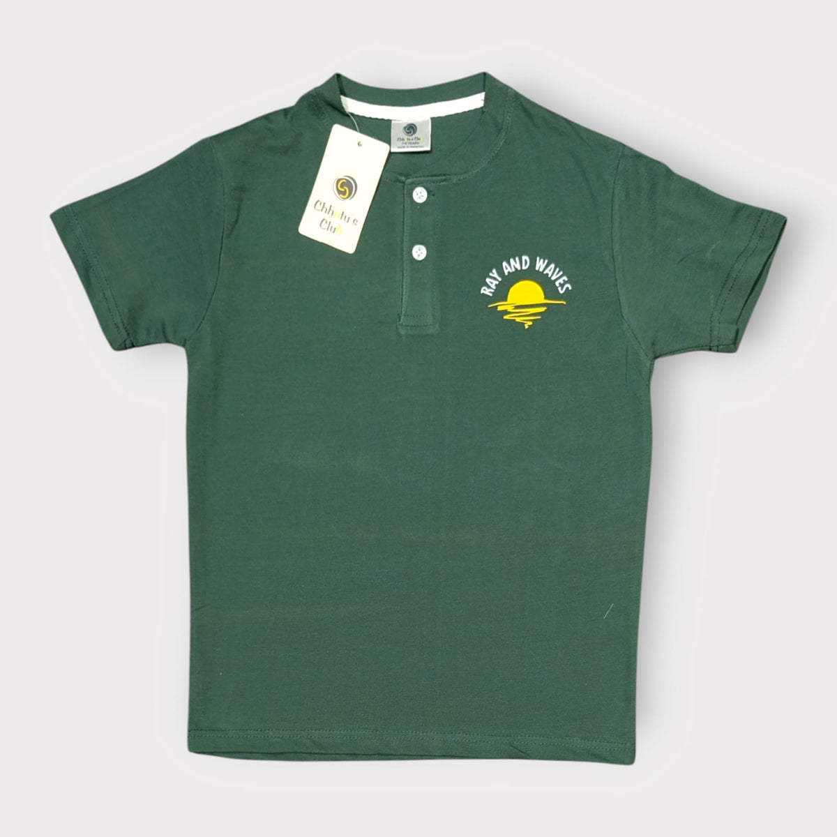 Boys Ray & Waves Henley T-Shirt – Coastal Casual Tee