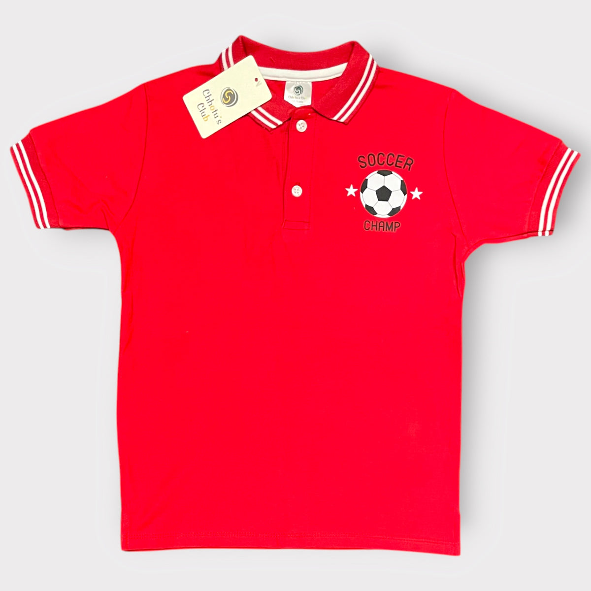Boys' Polo T-Shirt – Soccer Champ Casual Sports Tee