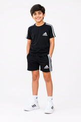 Kids Sport Stripe T-Shirt & Shorts Set