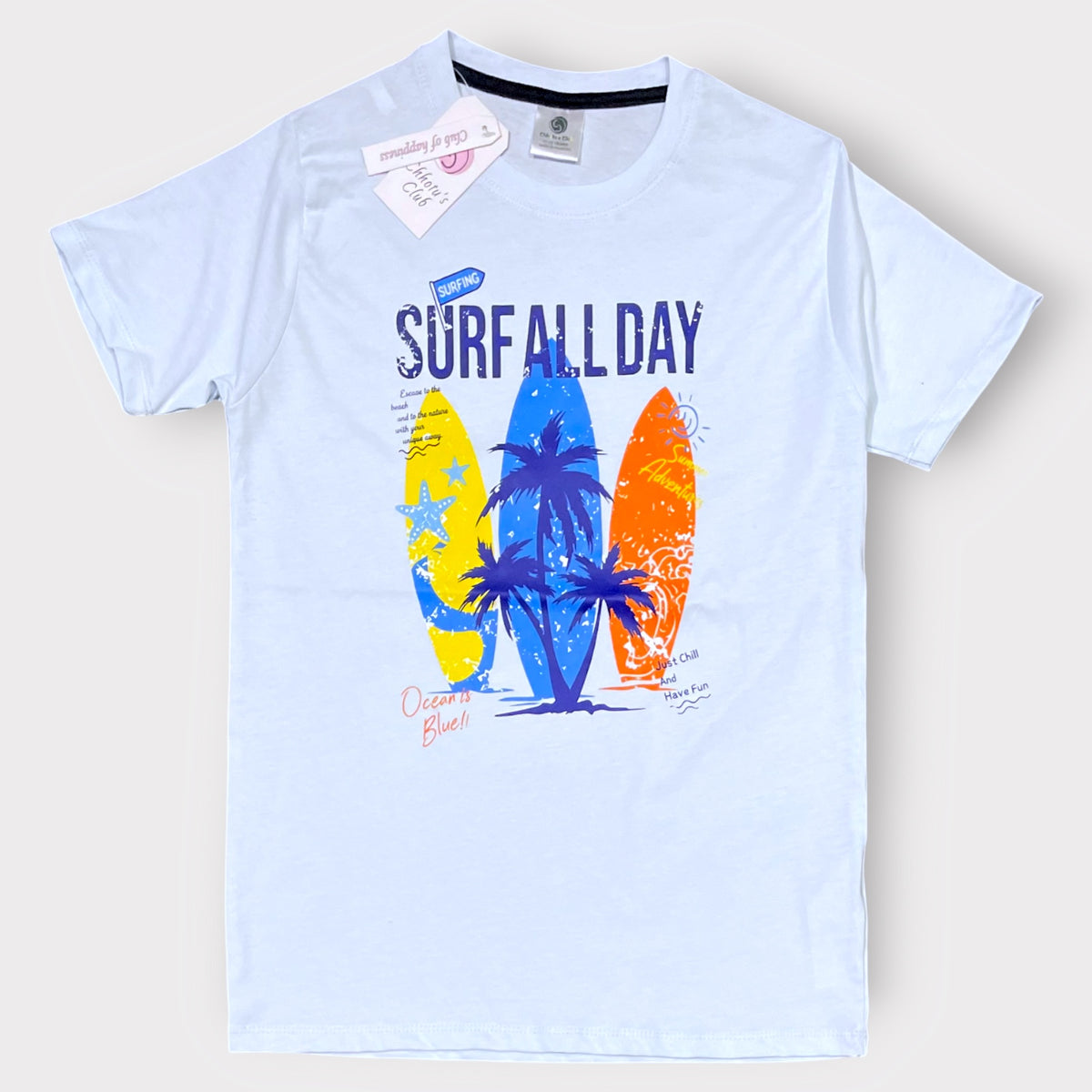 Kids Surf All Day Graphic T-Shirt
