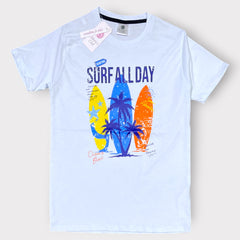 Kids Surf All Day Graphic T-Shirt