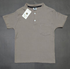Boys Waffle Knit Henley T-Shirt
