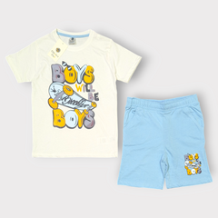 Boys “Boys Will Be Boys” Summer Co-Ord Set