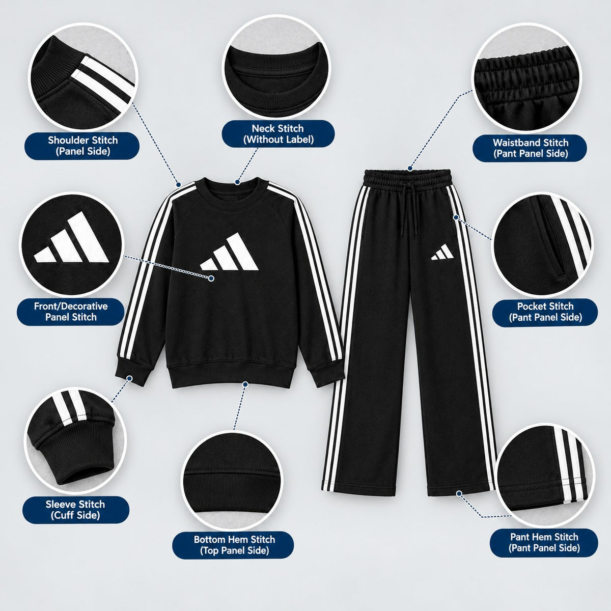 Kids Tracksuit Set – Sweatshirt and Trouser