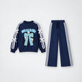 Girls Hello Kitty Bow Printed Sweatshirt & Wide-Leg Trouser Set