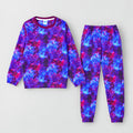 Stylish Cosmic Space Print Terry Tracksuit