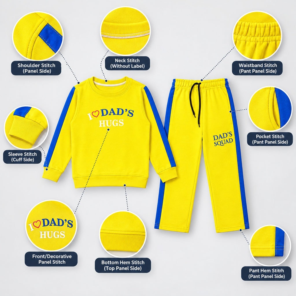 Dad's Hugs Sweatshirt and Trackpants Set