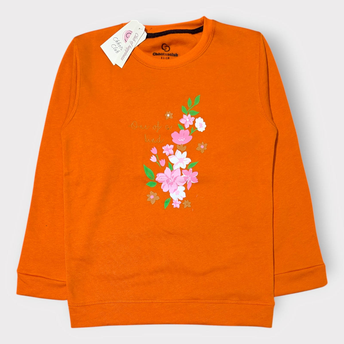 One of a Kind Floral Sweatshirt