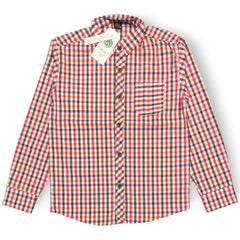 Boys Classic Checkered Long Sleeve Shirt