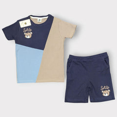 Salt Life Kids Summer Set – Color Block T-Shirt & Shorts