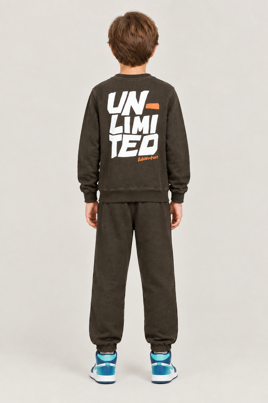 Boys Unlimited Adventure Graphic Tracksuit Set