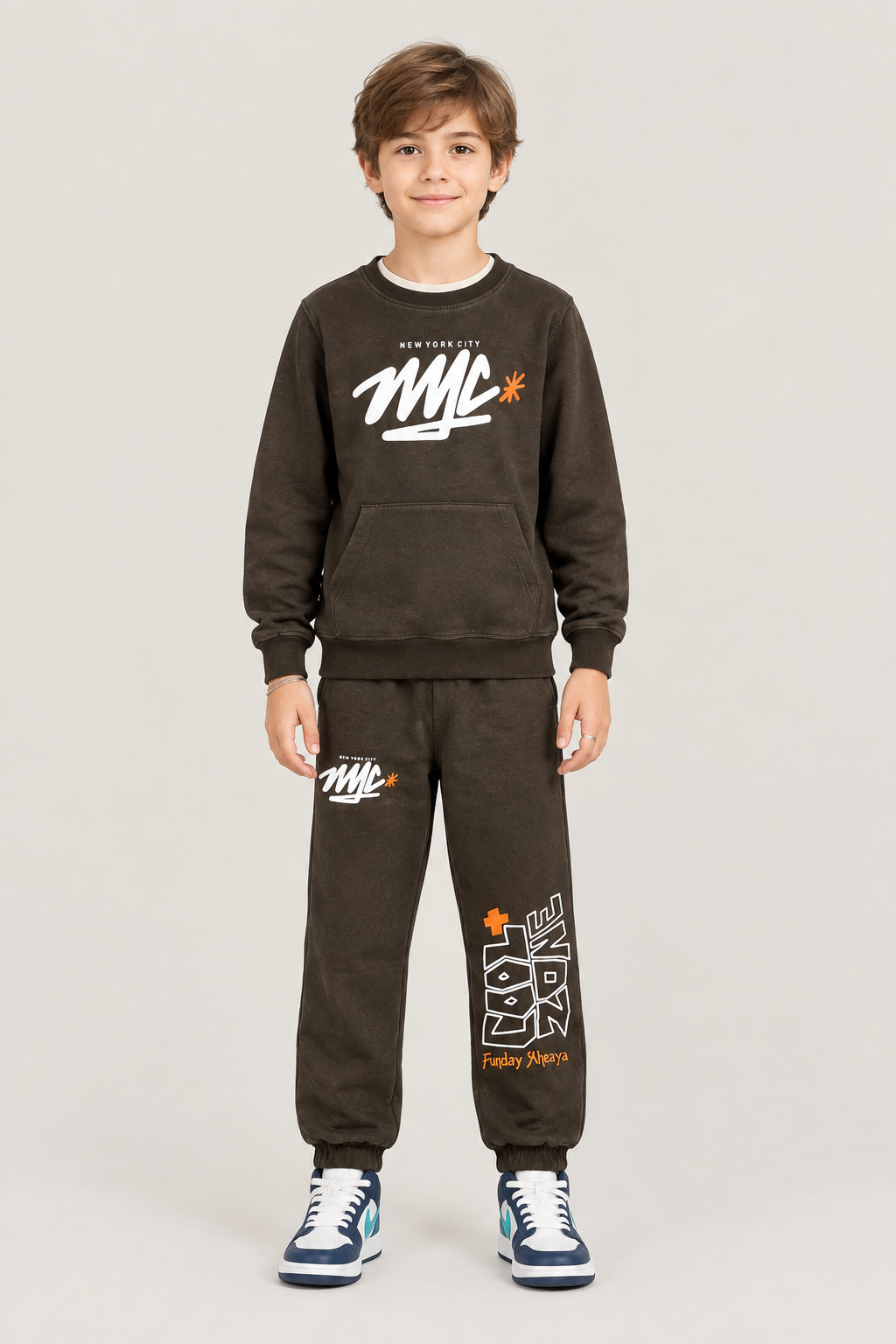 Boys Unlimited Adventure Graphic Tracksuit Set