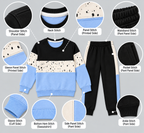 Chhotu's Club "King" Color-Block Sweatshirt & Jogger Set | Boys Fleece Tracksuit